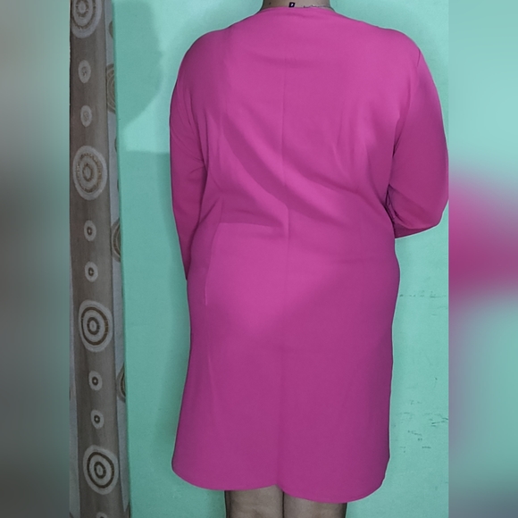 Pink dress with cute organza doll on it size UK L - Picture 3 of 3